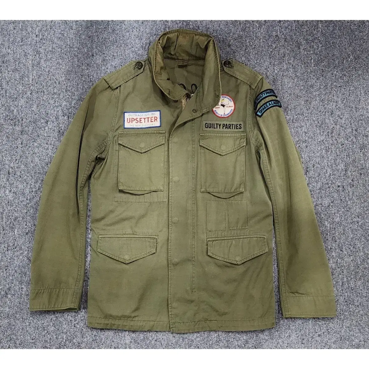 WACKOMARIA  GUILTY PARTIES ミリタリージャケットM65 M] Wacko Maria Guilty Parties M-65 Military Jacket Olive